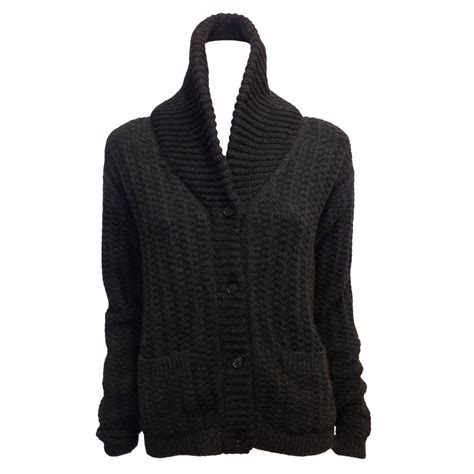 prada shawl collar cardigan.